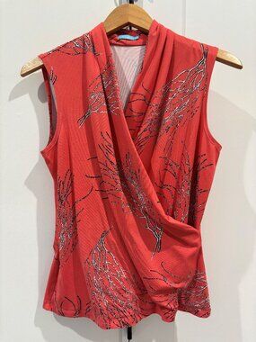 J.McLaughlin Catalina Cloth Sleeveless Wrap Top – Women’s Medium
